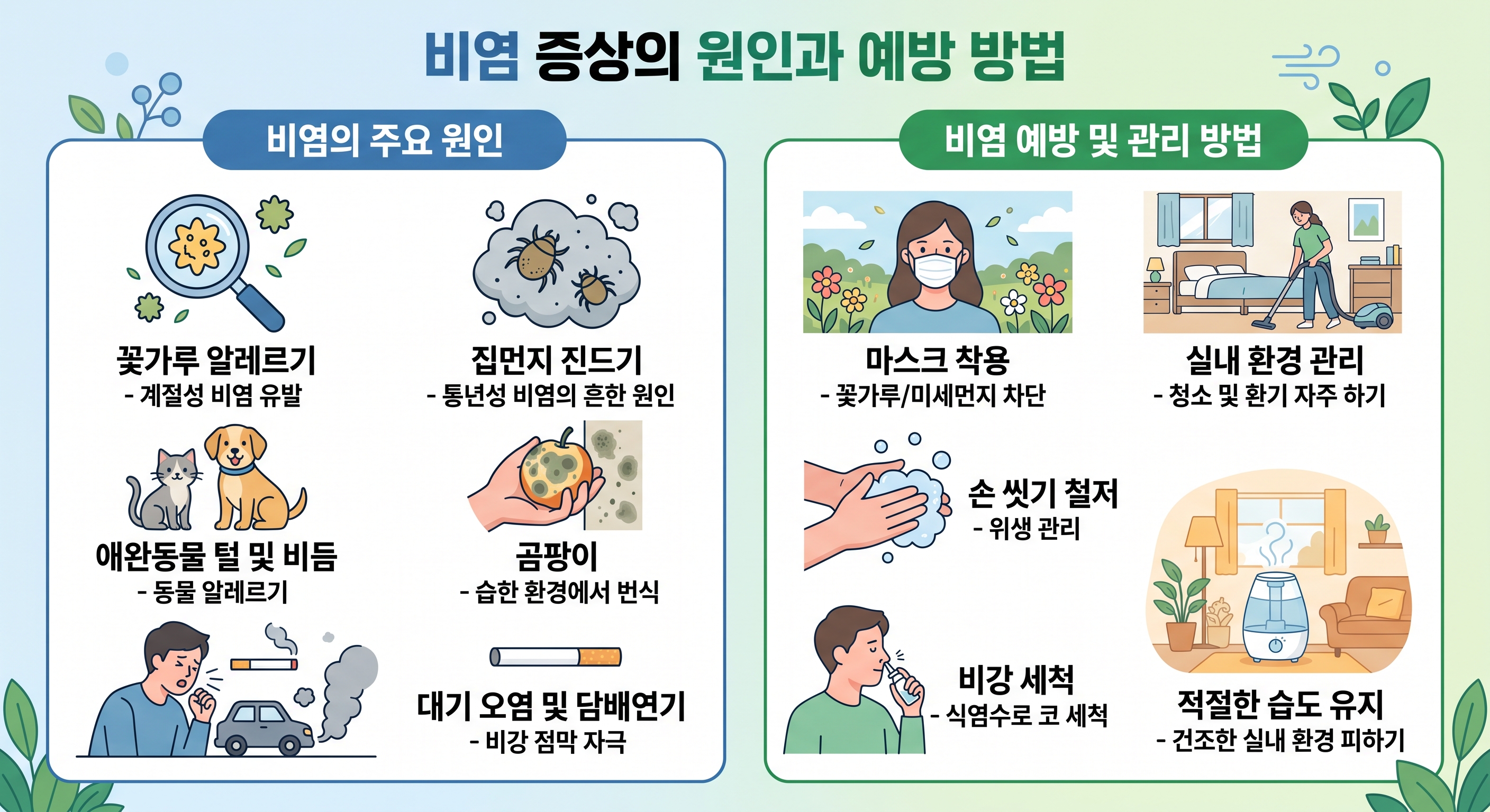 비염 예방법